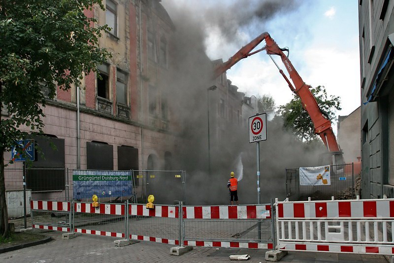 Große Staubwolke