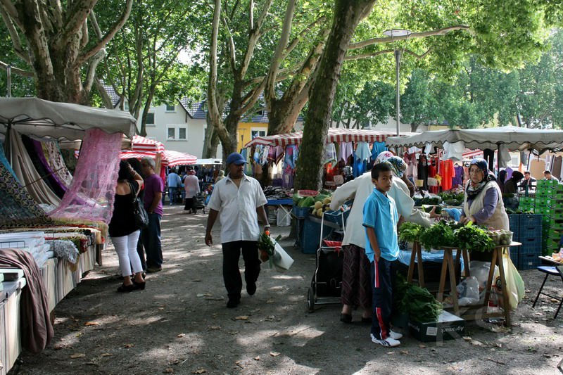 Markt Freitags auf dem Heinrichplatz